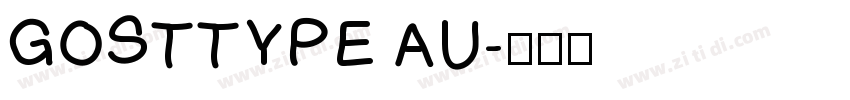 GOSTTYPE AU字体转换